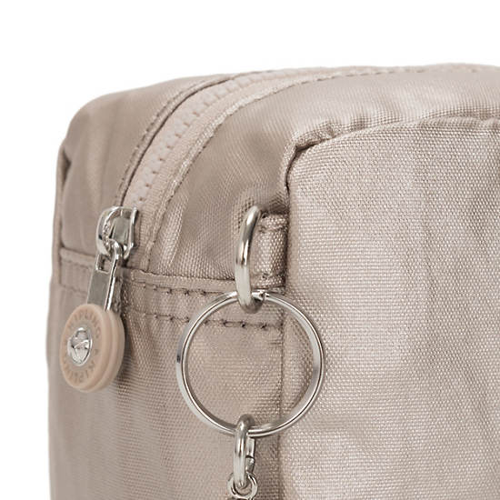 Sacs Kipling Gleam Metallic Pouch Beige | FR 1083UZ
